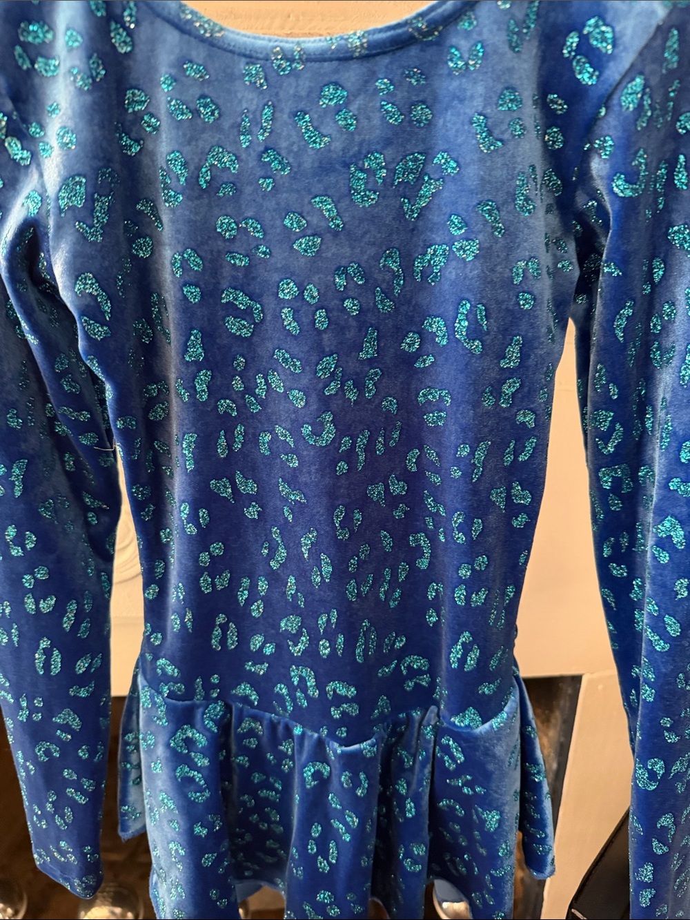 Sparkling Blue Girls Dance Dress  👗 MONDOR brand